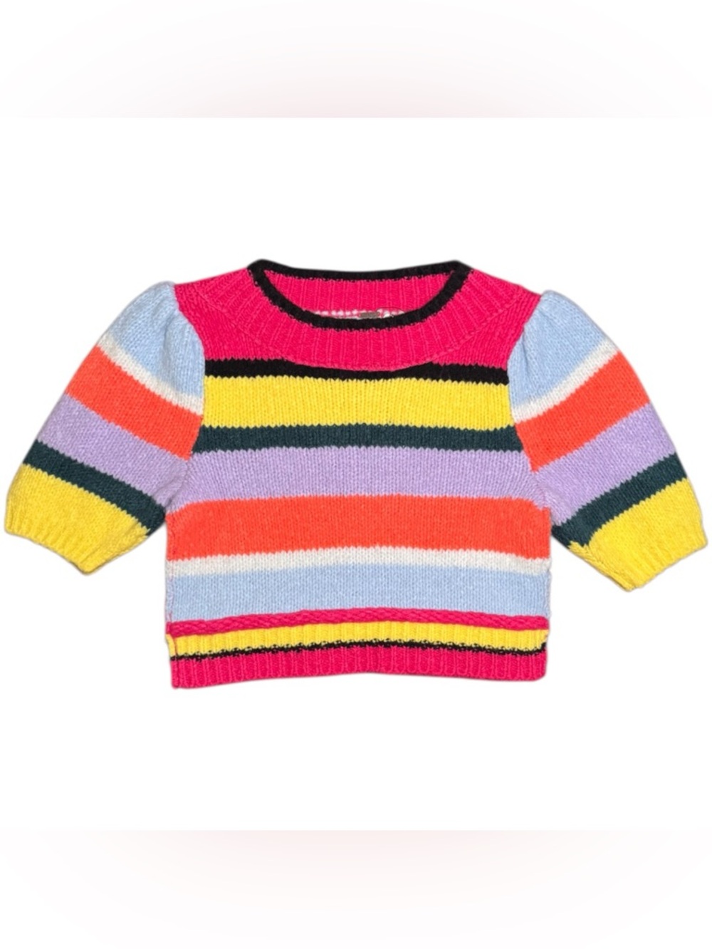 Free People NWT Colorful Foxy Stripe Pullover